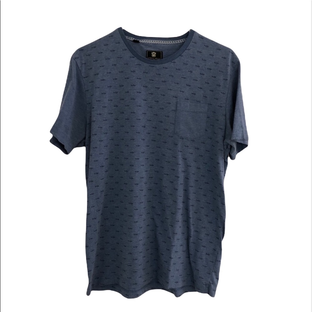 Steel & Jelly Men Blue T-Shirt, size Large